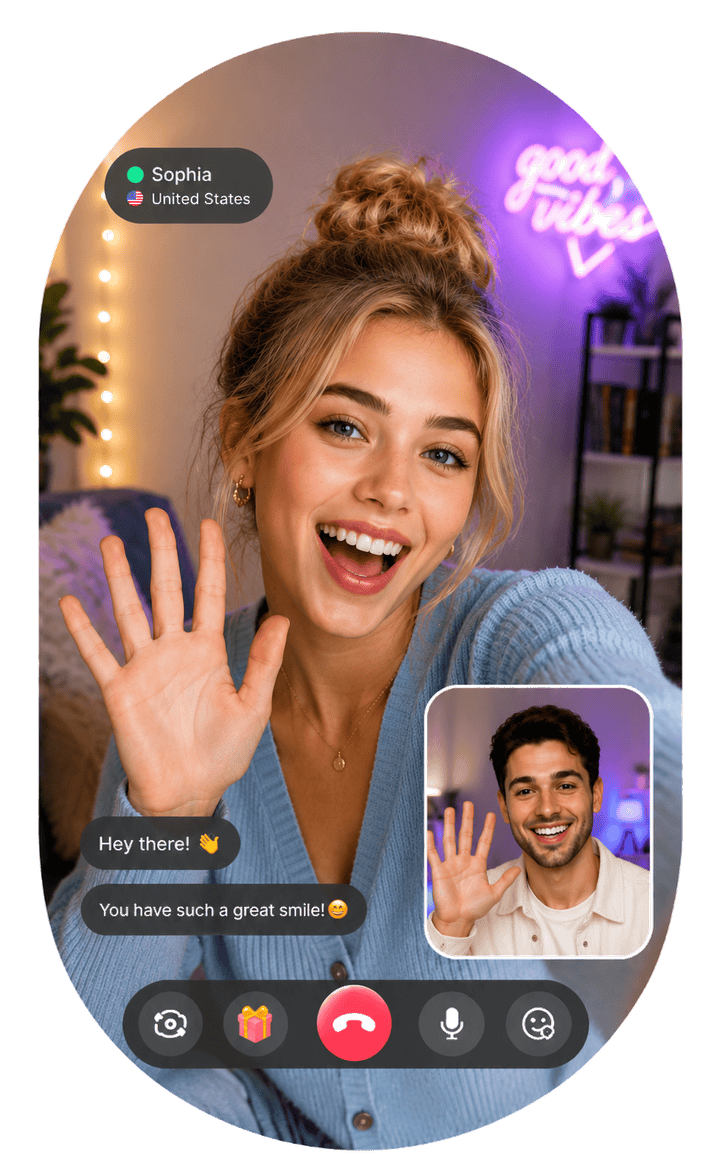 واجهة الدردشة المرئية العشوائية على بديل Chatroulette