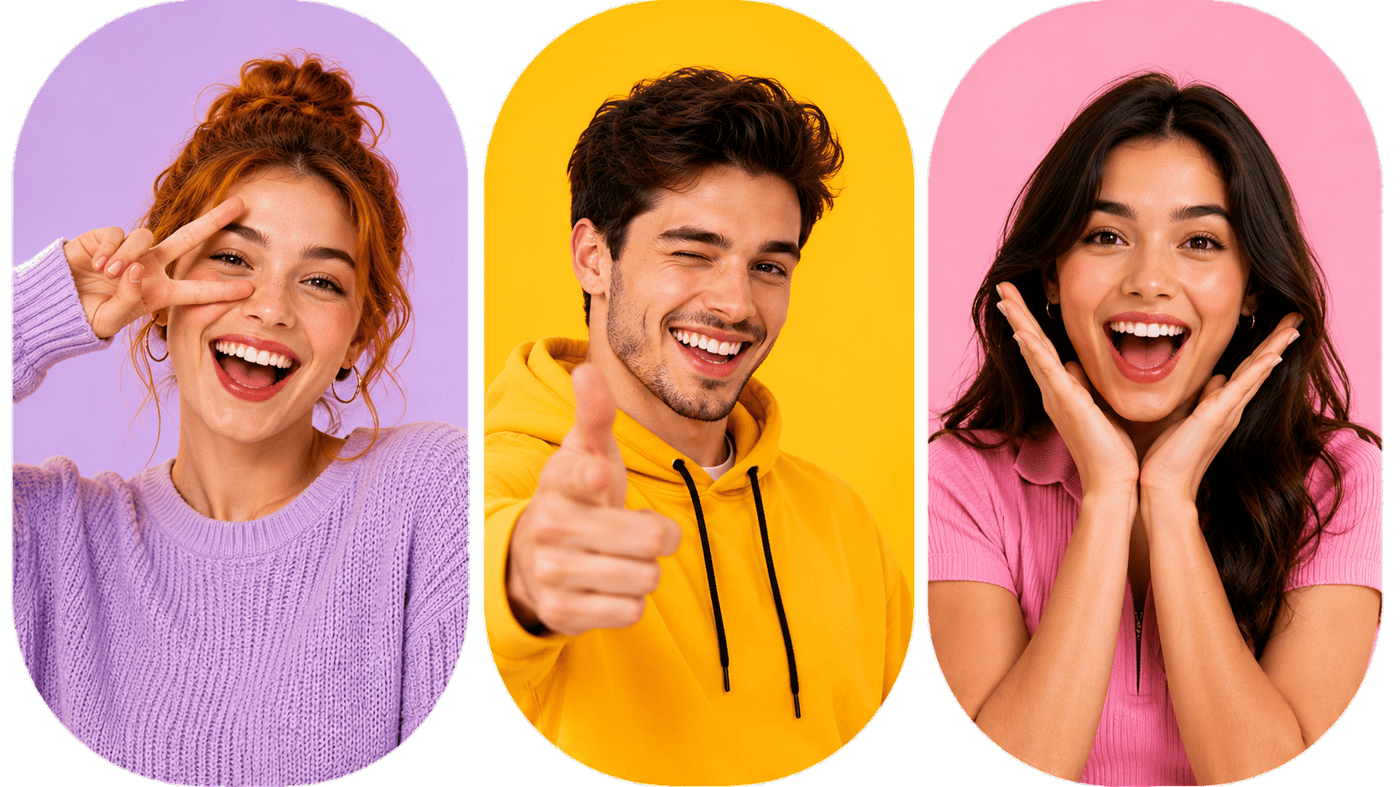 مستخدمون ودودون يستمتعون بدردشة فيديو مباشرة على Livcam، بديل آمن وعصري لـ Omegle لبناء صداقات عالمية