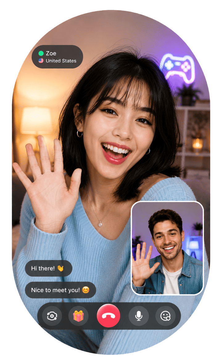 شباب يتحدثون على LivCam، البديل لـ OmeTV