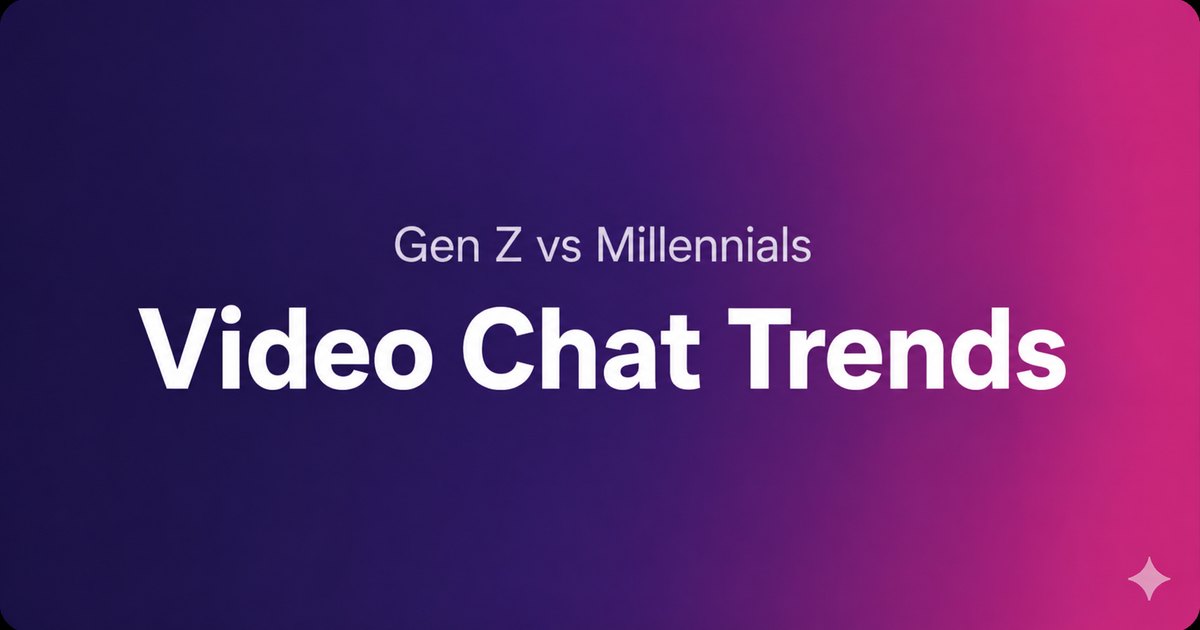 Como a geração Z usa o chat de vídeo de forma diferente dos millennials em 2026